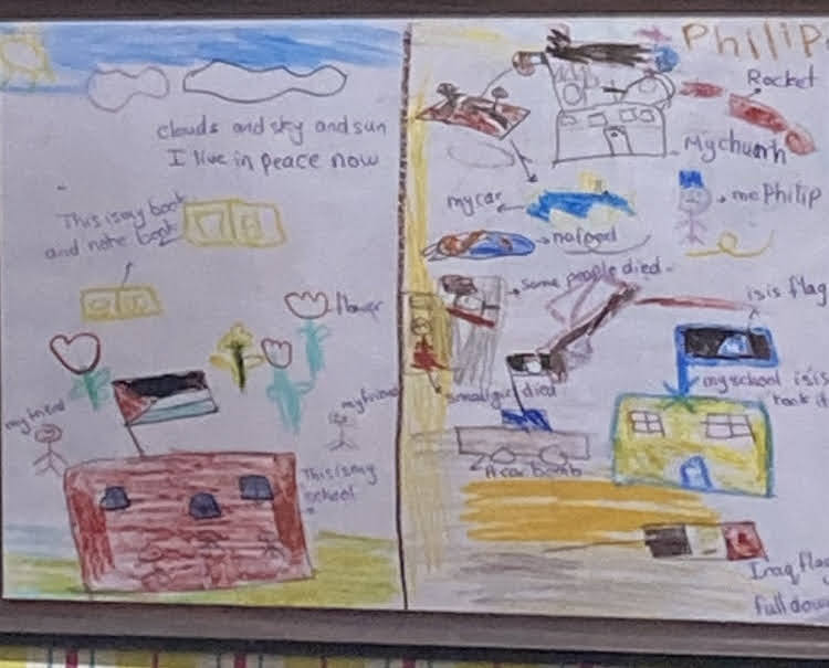 children's drawings of a house
